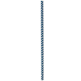 Trinkhalme Paper Starr Blau und Weiß Ø6mm 20cm (100 Stück)
