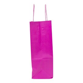 Papiertüten Pink mit Henkeln 20+10x29cm (50 Stück)
