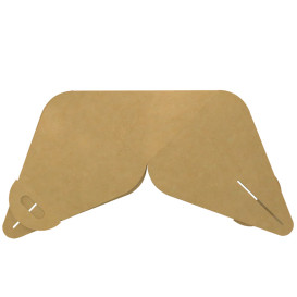 Kraft Schmetterlingstortenbox 24x24x20cm (100 Stück)