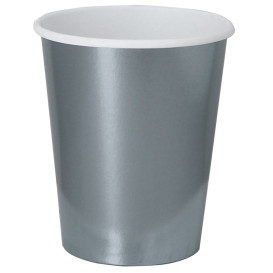 Becher to go Karton Silber 9 Oz/240ml "Party" (10 Stück)