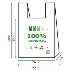 Hemdchenbeutel 100% bio- abbaubar 35x50cm (2000 Stück)