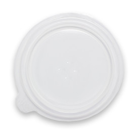 Deckel Lichtdurchlässig Plastikbehälter 350/400ml Ø120x18mm (600 Stück)