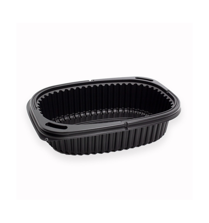 Plastikbehälter Rechtecking PP Schwarz 600ml 190x140x48mm (40 Stück) Plastikbehälter Rechtecking PP Schwarz 600ml 190x140x48mm (40 Stück)