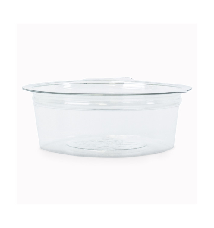 Transparente Dressingbecher mit Klappdeckel Rund APET 50ml Ø70mm (50 Stück) Transparente Dressingbecher mit Klappdeckel Rund APET 50ml Ø70mm (50 Stück)