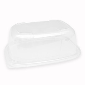 Deckel Transparent Plastikbehälter 800/1000ml 215x170x70mm (320 Stück)