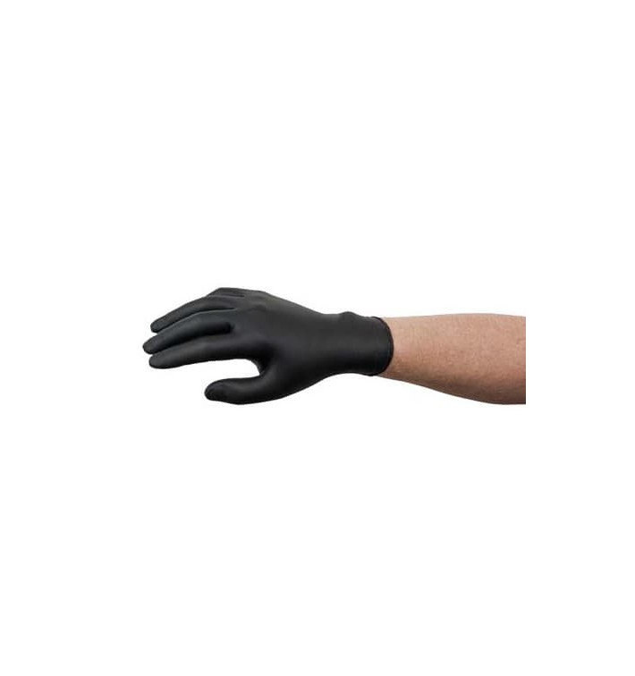 NitrilHandschuhe Puderfrei Schwarz Größe M AQL 1.5 (100 Stück) NitrilHandschuhe Puderfrei Schwarz Größe M AQL 1.5 (100 Stück)