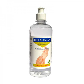 Antibakterielles hydroalkoholisches Sanitärgel 500ml (1 Stück)