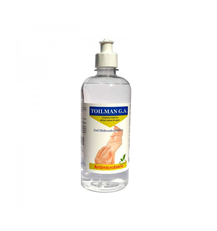 Antibakterielles hydroalkoholisches Sanitärgel 500ml (12 Stück) Antibakterielles hydroalkoholisches Sanitärgel 500ml (12 Stück)