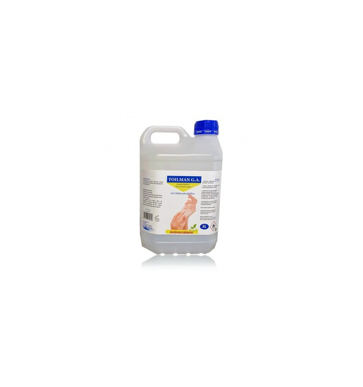 Antibakterielles hydroalkoholisches Sanitärgel 5000 ml (1 Stück) Antibakterielles hydroalkoholisches Sanitärgel 5000 ml (1 Stück)