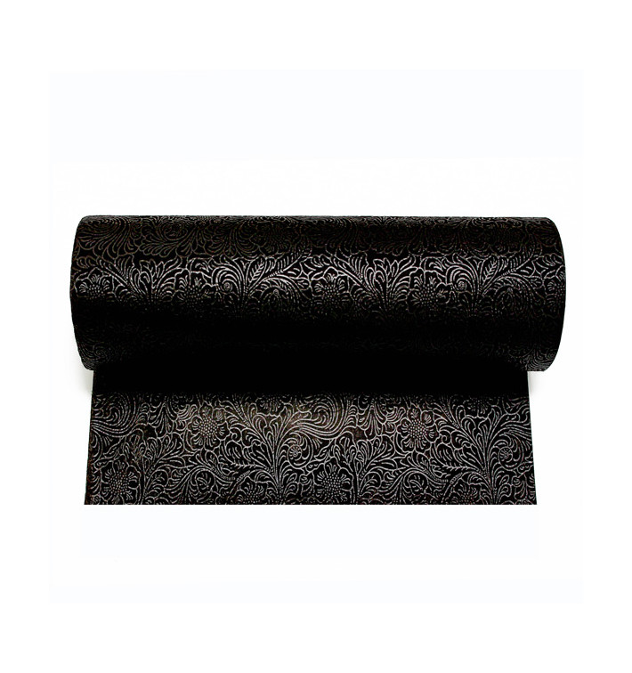Rolltischdecke Non Woven PLUS Schwarz 0,4x50m P30cm (1 Stück) Rolltischdecke Non Woven PLUS Schwarz 0,4x50m P30cm (1 Stück)