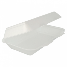 Verpackung LunchBox Styropor weiß 240x155x70mm (125 Stück)