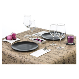 Papiertischdecke 1,2x1,2m "Bon Appetit" 37g (300 Stück)