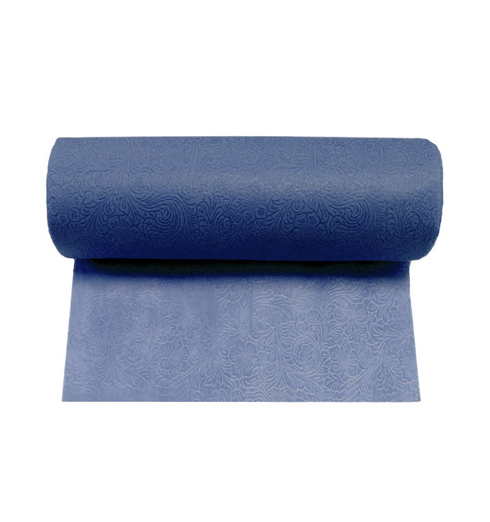 Rolltischdecke Non Woven PLUS Blau 1,2x45m P40cm (1 Stück) Rolltischdecke Non Woven PLUS Blau 1,2x45m P40cm (1 Stück)
