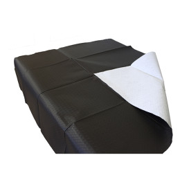 Papiertischdecke geschnitten schwarz 1x1m 40g (400 Stück)