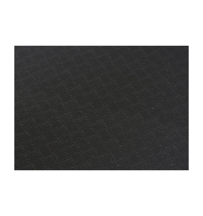 Papiertischdecke geschnitten schwarz 1x1m 40g (400 Stück) Papiertischdecke geschnitten schwarz 1x1m 40g (400 Stück)