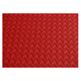 Papiertischdecke Rot 1x1 Meter 40g (400 Stück)