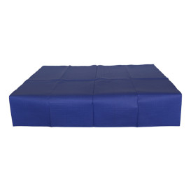 Papiertischdecke geschnitten Blau 1x1 Meter 40g (400 Stück)