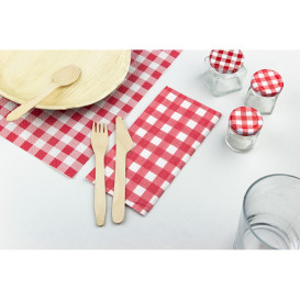 Papierservietten "Vichy" 40x40cm 1/8 2-lagig (1200 Stück)