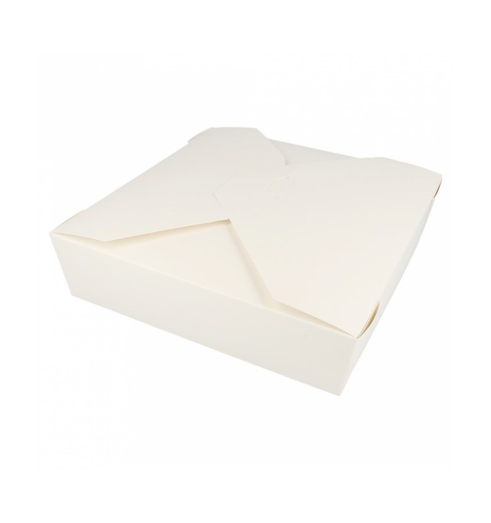 SnackBox Amerikanisch To Go Weiß 21,7x21,7x6cm 2910ml (35 Stück)
