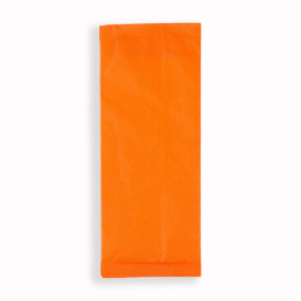 PapierBesteckumschlag mit Servietten Orange (1000 Stück)