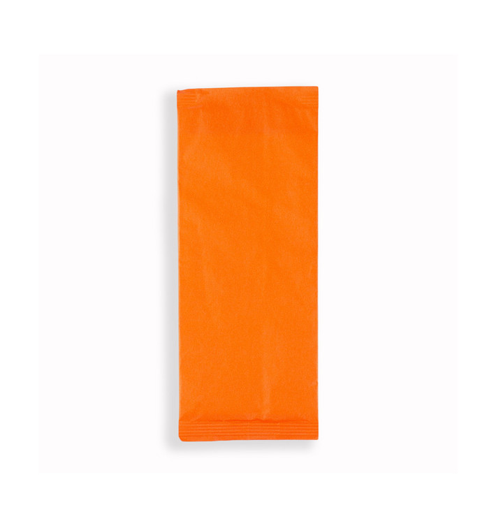 PapierBesteckumschlag mit Servietten Orange (125 Stück) PapierBesteckumschlag mit Servietten Orange (125 Stück)