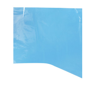 PE Einweg-Schutzmäntel Rückseite Bandverschluss Blau (10 Stück)