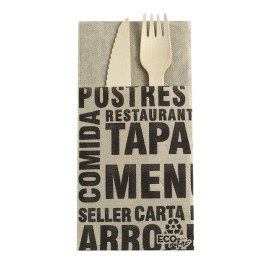 Bestecktaschen Gourmet 40x40cm (30 Stück)