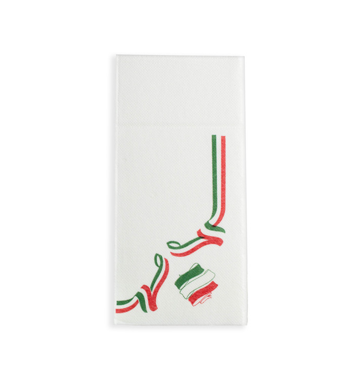 Bestecktaschen Italia 40x40cm (30 Stück) Bestecktaschen Italia 40x40cm (30 Stück)
