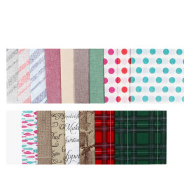 Papierservietten "Polka-Punkte Fuchsie" 2-lagig 40x40cm (600 Stück)