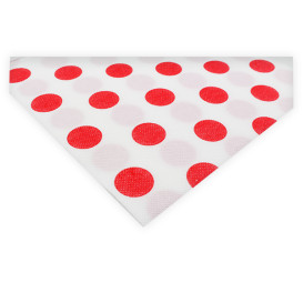 Papierservietten "Polka-Punkte Rot" 2-lagig 40x40cm (50 Stück)