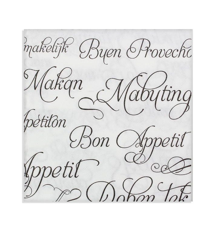 Papierservietten "Guten Appetit" 2-lagig 40x40cm (50 Stück) Papierservietten "Guten Appetit" 2-lagig 40x40cm (50 Stück)