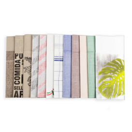 Bestecktaschen Sackleinen 40x40cm (30 Stück)