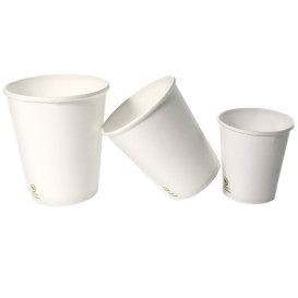 Bio Kaffeebecher To Go weiß 4 Oz/120ml Ø6,2cm (2.000 Stück)