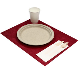 Tischsets Non Woven PLUS Burgundrot 30x40cm (400 Stück)