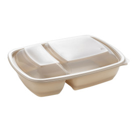 Deckel für Plastikbehälter schwarz 2G 23x16,5cm (75 Stück)