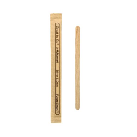 Holz Rührstäbchen Ummantelter 11cm (1000 Stück)