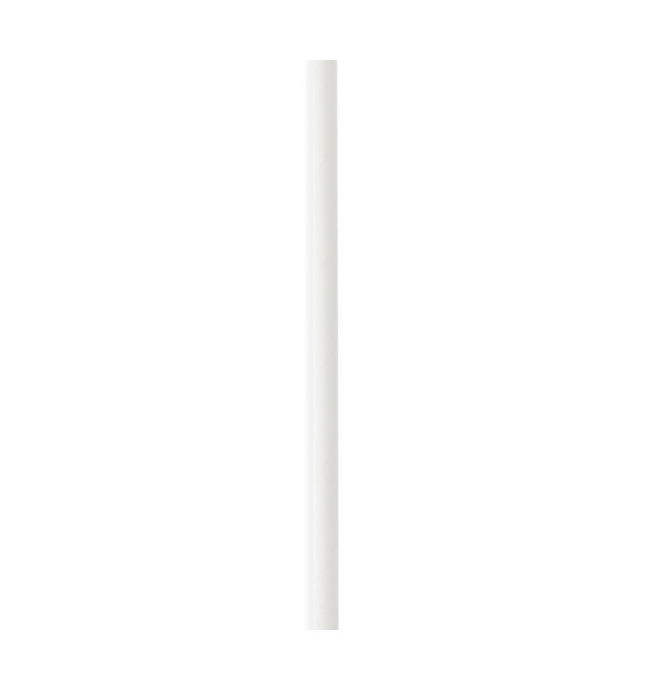 Trinkhalme aus Paper Weiß Ø6mm 14,5cm (500 Stück) Trinkhalme aus Paper Weiß Ø6mm 14,5cm (500 Stück)