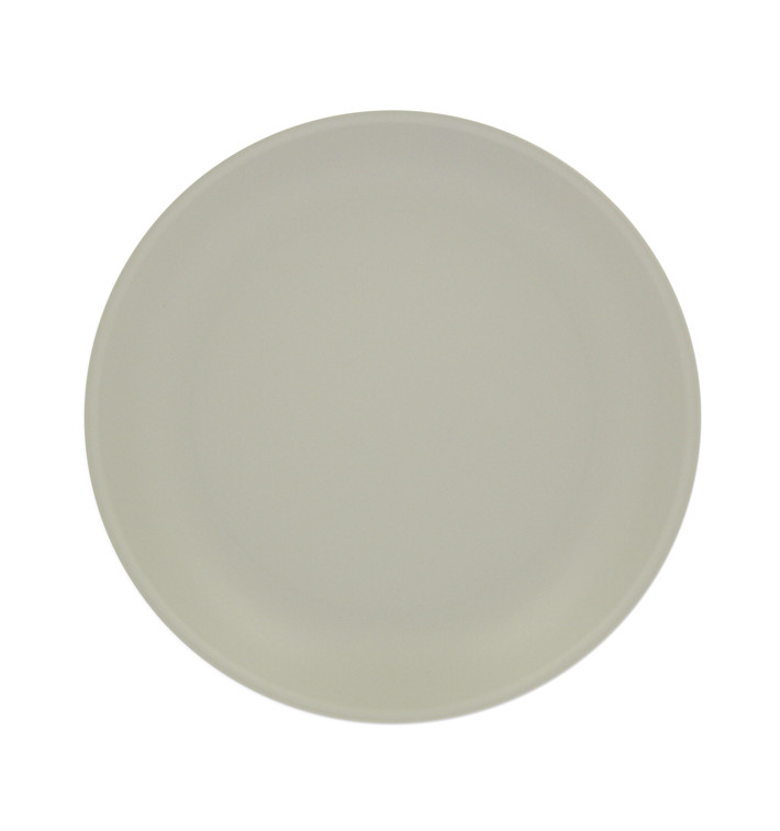 Wiederverwendbare Plastikteller PP Mineral Grau Ø210mm (54 Stück)