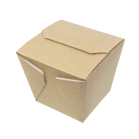 Faltbox Pappe "To Go" Wok Kraft 450ml (350 Stück)