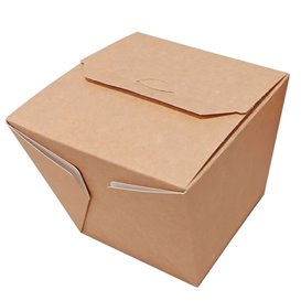 Faltbox Pappe "To Go" Wok Kraft 950ml (25 Stück)