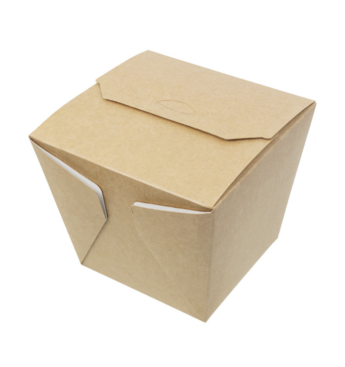 Faltbox Pappe "To Go" Wok Kraft 950ml (25 Stück) Faltbox Pappe "To Go" Wok Kraft 950ml (25 Stück)