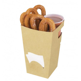 Beutel für Spritzgebäck mit Schokolade Kraft 78x78x179mm (25 Stück)