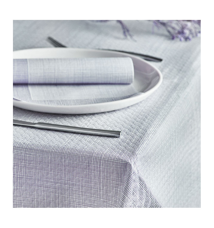 Papiertischdecke 1,2x1,2m "Zwiachen Linien" Grau 40g/m² (300 Stück) Papiertischdecke 1,2x1,2m "Zwiachen Linien" Grau 40g/m² (300 Stück)