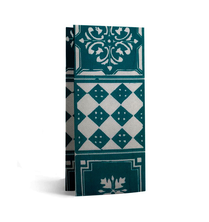 Papierservietten 33x40cm 1/8 "Alhambra" Türkis (50 Stück) Papierservietten 33x40cm 1/8 "Alhambra" Türkis (50 Stück)