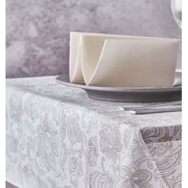 Rolltischdecke Non Woven 1,2x50m "Mandala" Creme 50g/m² V40cm (4 Stück)