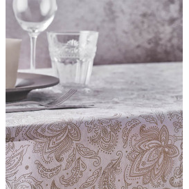 Rolltischdecke Non Woven 1,2x50m "Mandala" Creme 50g/m² V40cm (4 Stück)