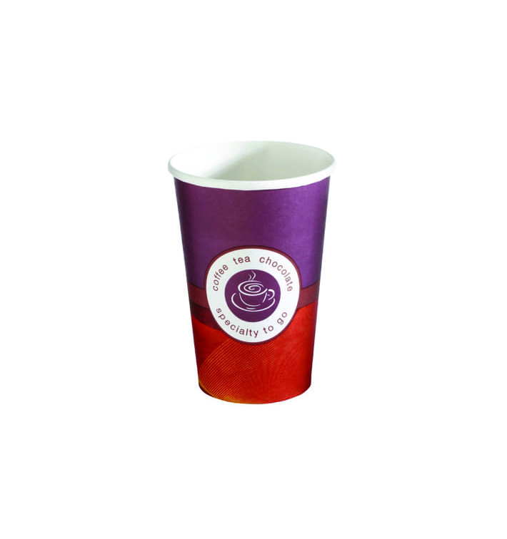 Karton Kaffeebecher mit Dekor "Specialty to go" 14 Oz/420 ml Ø9cm (50 Stück) Karton Kaffeebecher mit Dekor "Specialty to go" 14 Oz/420 ml Ø9cm (50 Stück)