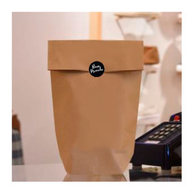 Kreisförmige Kleberolle "Buen Provecho" Ø2,5cm (1000 Stück)