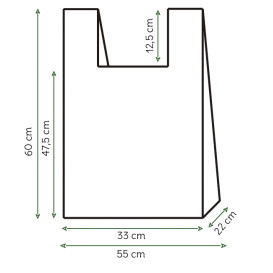 Hemdchenbeutel 100% bio-abbaubar 55x60cm (500 Stück)