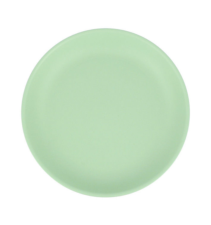 Wiederverwendbare Plastikteller PP Mineral Grün Ø210mm (54 Stück) Wiederverwendbare Plastikteller PP Mineral Grün Ø210mm (54 Stück)